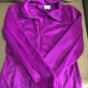 Size Medium Furry Columbia Jacket